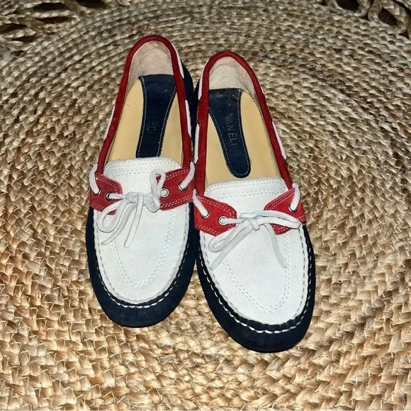 Lot Of 2 Vaneli Womens 8M Suede Driving Moc Slip On Loafers Flats Shoes - Picture 3 of 11